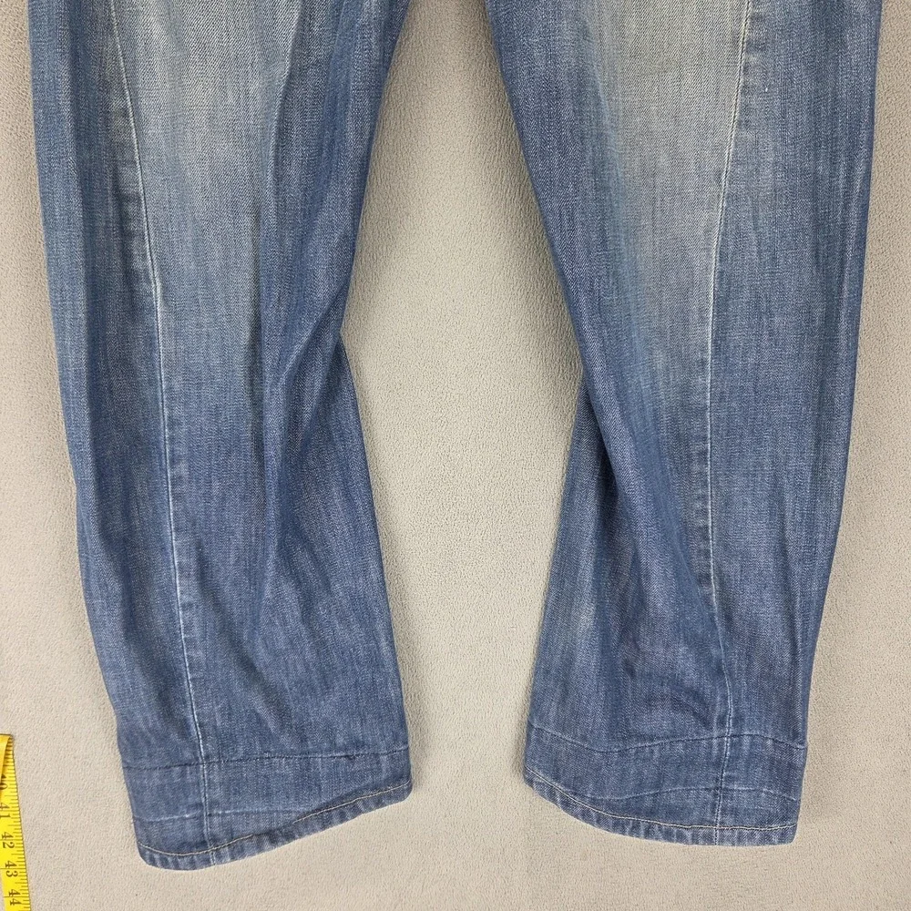 VTG Levis Engineered Jeans Mens Blue Twisted Button Fly Medium Wash Fits 31x30